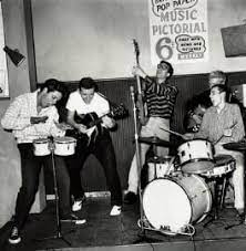 NPG x15552; Cliff Richard and The Shadows' (Sir Cliff Richard; Bruce Welch; Hank Marvin; Jet Harris; Tony Meehan) - Portrait - National Portrait Gallery