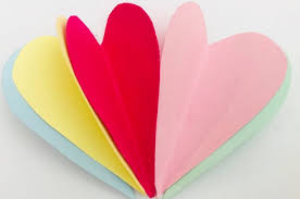 Place the stencil on top of your cut out and punch holes through the holes marked on the template. Pop Up Heart Cards Kids Crafts
