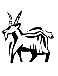Two mountain goats coloring page. Mountain Goat Printable Coloring In Pages For Kids Number 1916 Coloring Home