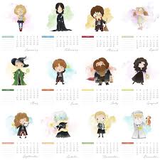Below given 2021 printable calendar that has all the 12 months calendar printed on one page. Ministry Of Magic Pictures Is Not The Calendar In The Link But An Example Of What It Looks Like Jez Https Thecottagemarket Com Free Printable 2021 Watercolor Harry Potter Calendar Facebook