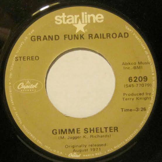 Grand Funk Railroad's cover of Gimme Shelter