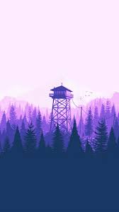 It's your job to look for smoke and keep the wilderness safe. Firewatch Wallpaper Phone Hd Wallpaper