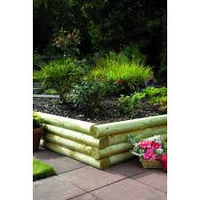 They're durable and easy to handle, all the while adding a lovely deep, dark patina to any landscape. New Green Treated Softwood Mini Railway Sleepers Rounded Edges 100mm X 125mm X 1 8m
