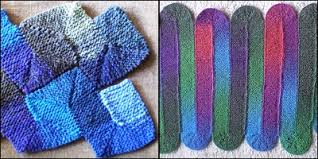 Simple stitch pattern 3 with needles of knits and purls, knitting pattern chart, simple knit and purl stitch patterns. Frankie S Knitted Stuff The Tenth Ten Stitch