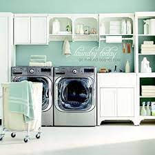Get inspired with green, laundry room ideas and photos for your home refresh or remodel. Amazon Com Laundry Room Wall Decor Vinyl Decal Clever Funny Quote Lettering Black White Gold Brown Blue Green Dark And Light Colors Large Small Sizes Handmade