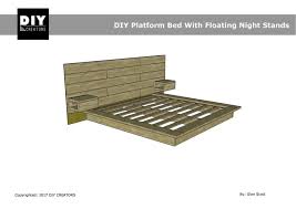 King Diy Platform Bed With Floating Night Stands Diy Platform Bed Diy King Bed Frame Diy Bed Frame