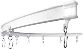 Check spelling or type a new query. Amazon Com Kxlife Flexible Bendable Ceiling Curtain Track Curved Ceiling Track For Curtains Room Divider Ceiling Track System 8 Ft Home Kitchen
