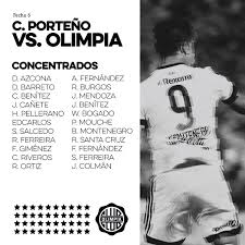Será un partido muy relevante, que podrá modificar el liderato. Club Olimpia A Twitter Estos Son Los Jugadores Concentrados Para El Partido De Manana Vs Cerro Porteno Vamosolimpia