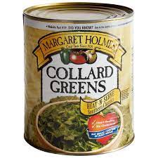 Greens are simmered in chicken stock, then spiced with a dash of red chile flakes. Chopped Collard Greens 10 Can 6 Case