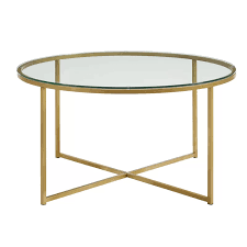 Wasser Cross Legs Coffee Table In 2020 Gold Coffee Table Round Gold Coffee Table Coffee Table