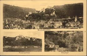 Herbststimmung im wald bei blaubeuren, nähe rusenschloss. Blaubeuren Rusenschloss Blautopf Nr Ws95888 Oldthing Ansichtskarten Baden Wurttemberg