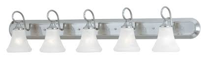 Maybe you would like to learn more about one of these? Thomas Sl744578 Elipse Brushed Nickel Finish 48 Inch Wide 5 Lamp Vanity Lighting For Bathroom Tom Sl744578