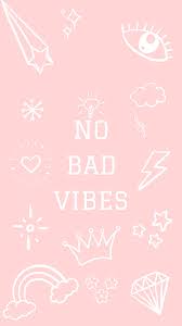No Bad Vibes Iphone Wallpaper