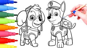 Paw Patrol Para Colorear