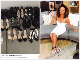 Bonang matheba is the brand ambassador for instead of being a guest at marquees, queen b had her own champagne fountain at the house of. Bonang Matheba I Spend My Money On Shoes Now Have More Than 300 Pairs Of Shoes