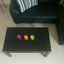 Product details separate shelf for magazines, etc. Lack Coffee Table Black Brown Ikea Furniture On Carousell