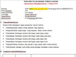 Check spelling or type a new query. Rpp 1 Lembar Ipa Smp Kelas 8 Semester 2 Situs Guru