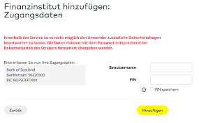 Die blz ist von der bank of scotland ndl berlin und hat die bic bofsdeb1xxx. Gelost Bank Of Scotland Als Finanzinstitut Hinzufugen Comdirect