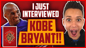 A couple of days ago Moses had the honor of intervieing KOBE BRYANT! The  interview comes out