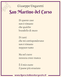 Most san martino del carso hotels offer free cancellation. San Martino Del Carso Giuseppe Ungaretti Citazioni Libri Poesia
