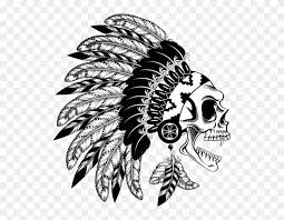 You can download this free cliparts to you computer or save into your favorite page. Skull Native American Clipart 2149525 Pikpng