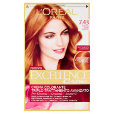 Das wundermittel, das perfekte blonde mähnen zaubert. L Oreal Paris Excellence Creme Farben Haare 7 43 Blond Kupfer Gold Farbe Ebay