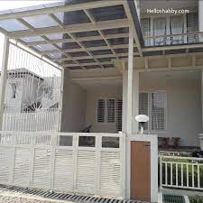 Yuk langsung simak desainnya di bawah ini ! 6 Desain Terbaru Model Kanopi Teras Depan Rumah Helloshabby Com Interior And Exterior Solutions