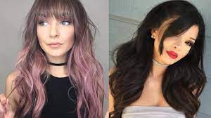 Curling the hair is a great way to achieve the illusion of volume. New Long Hairstyles With Bangs Long Hair Bangs Style Youtube