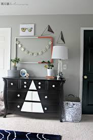 Diy Geometric Dresser Update Big Boy Room Project This Is Our Bliss 2020 popular 1 trends in home & garden, furniture, home improvement, lights & lighting with desk and dresser and 1.