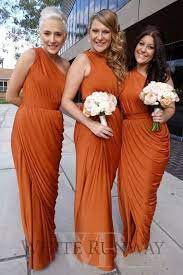 Rust Bridesmaid Dresses White Runway Blog Burnt Orange Bridesmaid Dresses Yellow Bridesmaid Dresses Orange Bridesmaid Dresses
