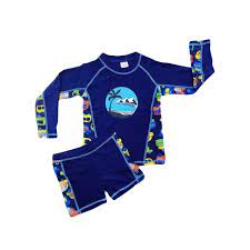 Fashionice Kids Swimwear Rash Guard Terno Top And Short Spandex Shopee Philippines