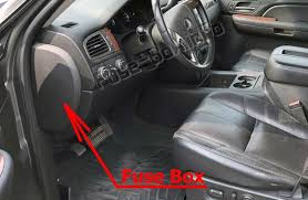 1999 gmc yukon paint, body & equipment. Fuse Box Diagram Gmc Yukon 2007 2014