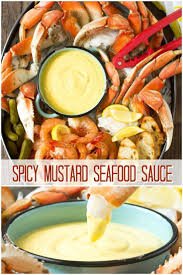 Spicy Mustard Seafood Sauce Recipe A 5 Ingredients Dipping Sauce For Crab Claws And Legs Lobster And Shrim Seafood Sauce Seafood Sauce Recipe Spicy Recipes