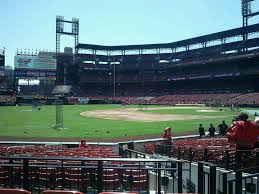 Busch Stadium Section 161 Row 4 Seat 1 St Louis