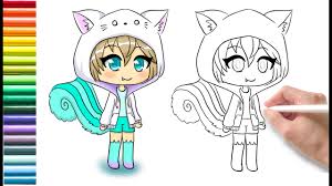 More images for how to draw a gacha life character body » How To Draw Gacha Life Pencil Drawing 20 Lessons