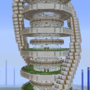 It fit so well in most of the build. Futuristic Modern Sightseeing Building 1 Blueprints For Minecraft Houses Castles Towers And More Grabcraft