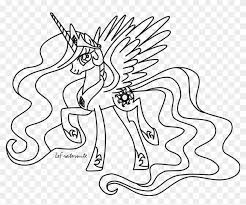 Drawn traditionally and colored digitally. My Little Pony Coloriage Thebarricadeco Coloriage My My Little Pony Colouring Pages Princess Celestia Hd Png Download 1000x789 1802002 Pngfind