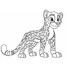 Make a coloring book with cheetah kid for one click. 25 Best Cheetah Coloring Pages For Your Little Ones