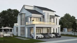 The first floor serves as the relaxation and private area for the family. 2 Storey Bungalow Airmas Group