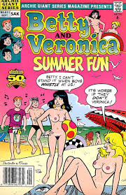 Xbooru - archie andrews archie comics barcode beach betty and veronica  betty cooper breasts comic comic cover nude parody pussy sak tan line veronica  lodge | 379634