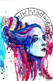 Zodiac Sign Aquarius Art By Gabi Xavier Too Cool To Not To Post Aquarius Art Zodiac Art Zodiac Signs Aquarius