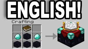 Items that can be enchanted include: Minecraft How To Change The Enchantment Table Language To English Pc Mac Hd Minecraft Enchantments Minecraft The Enchantments