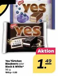 Jeder hatte in seiner kindheit so eine nascherei im kühlschrank, von der er einfach nicht finger lassen konnte. Yes Tortchen Blaubeere Oder Black White Angebot Bei Netto