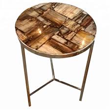 Medium petrified wood coffee table has dimensions of 31 in. Round Petrified Fossil Wooden Precious Stone Living Room Side Table Buy Petrified Wood Solid Stone Table Petrified Hot Selling Stone Table For Sale Round Living Room Petrified Coffee Table Product On Alibaba Com