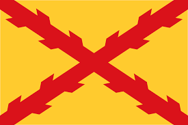 La bandera de suiza consiste en un campo rojo cuadrado con una cruz griega blanca y equilateral en el centro de la bandera. Cruz De Borgona Origen E Historia De La Mas Longeva De Las Banderas De Espana