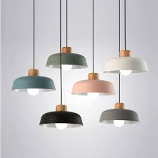 Modern Style Coffee Shop Single Pendant Light With Metal Barn Shade 6 Colors Available Single Pendant Lighting Pendant Light Bathroom Pendant