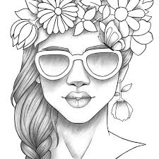 Flowers make such a great coloring subject. Coloring Pages Flower Crowns On People Coloring Pages Ideas