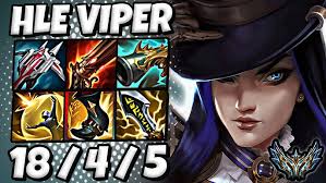 Ashe vs Caitlyn ADC [ HLE Viper ] Rank #1 Korea Challenger ✓
