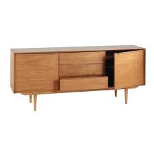 Credenza Bassa Lunga In Massello Di Quercia L 180 Cm Portobello Maisons Du Monde Credenza Bassa Credenza D Epoca Massello Di Rovere