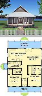 Plan 2568dh Small House Plan With A Big Heart New House Plans Cottage Plan Tiny House Plans